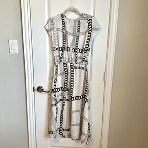 Zara chain print dress size small